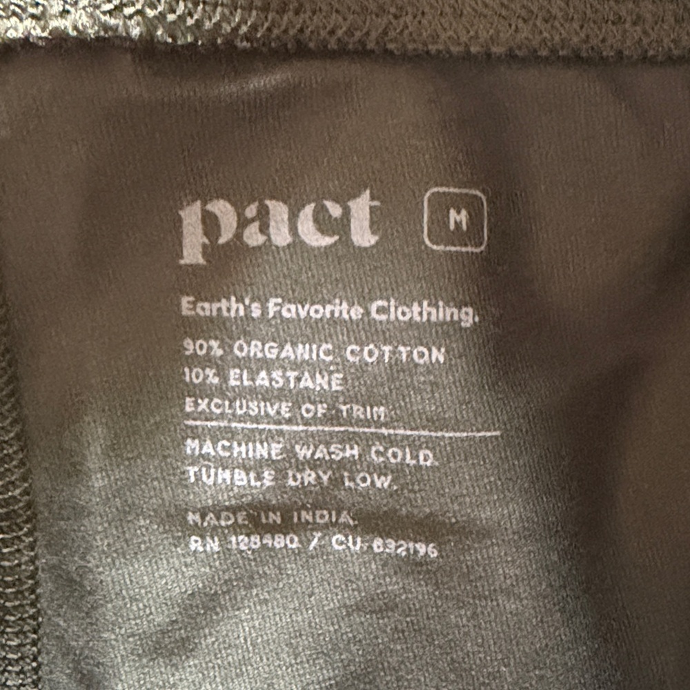 Pact On the Go-To Cropped Bootcut Legging Mountain View Green size M - Picture 6 of 6
